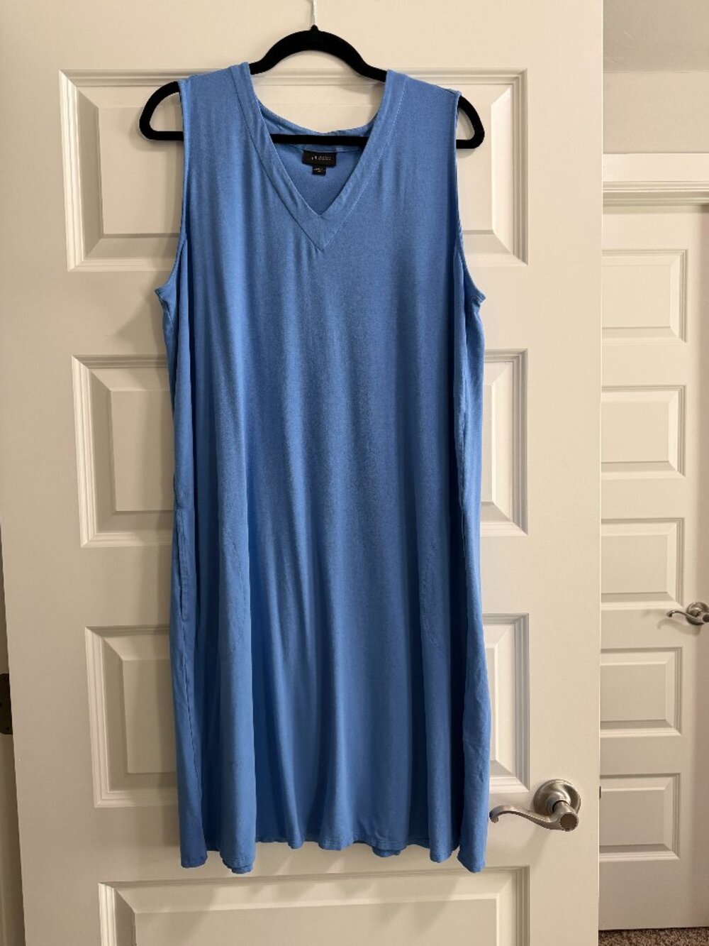 J. Jill Wearever Collection Cornflower Blue Dress Sz XL